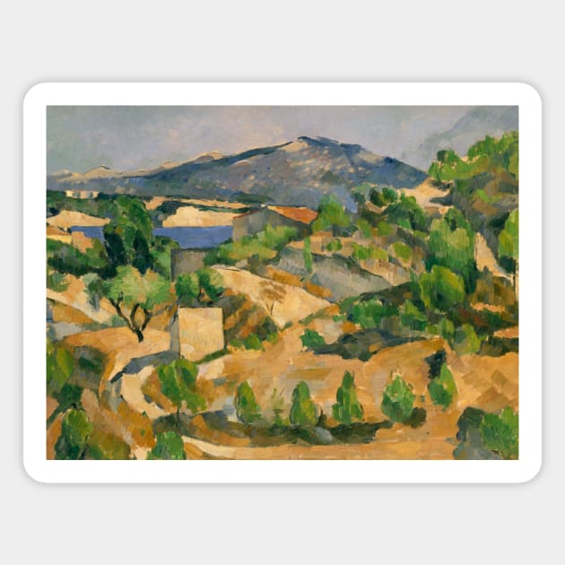Francois Zola Dam by Paul Cezanne Magnet by Classic Art Stall